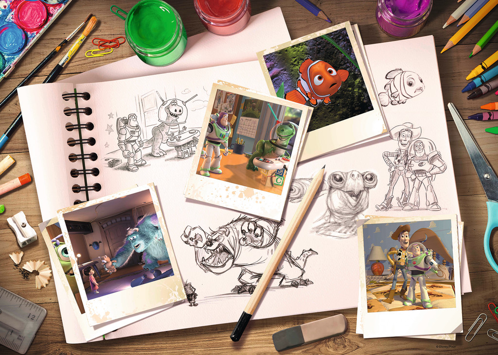Disney Pixar: Bubbles Ravensburger Puzzle 1000 | pucliky.cz