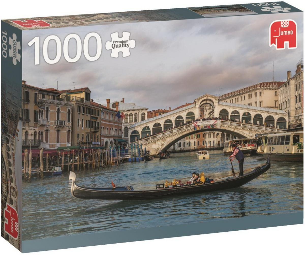 Schmidt Spiele 1000 Piece Jigsaw Puzzle - Rialto Bridge, Venice (94.8 X 32.7 Cm Finished Size)
