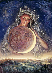 Josephine Wall - Moon Goddess