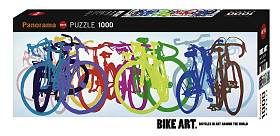 Colourful Row, Bike Art