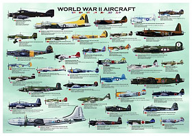 Jigsaw Puzzle - 1000 Pieces - World War II Aircrafts