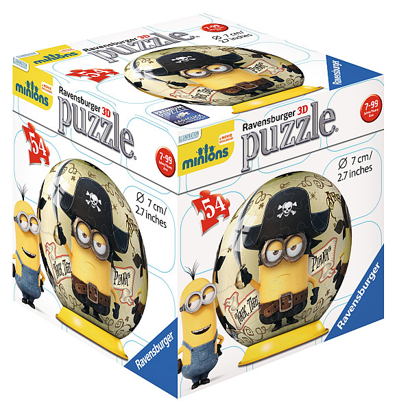 Mimoňové Movie Puzzleball Piráti