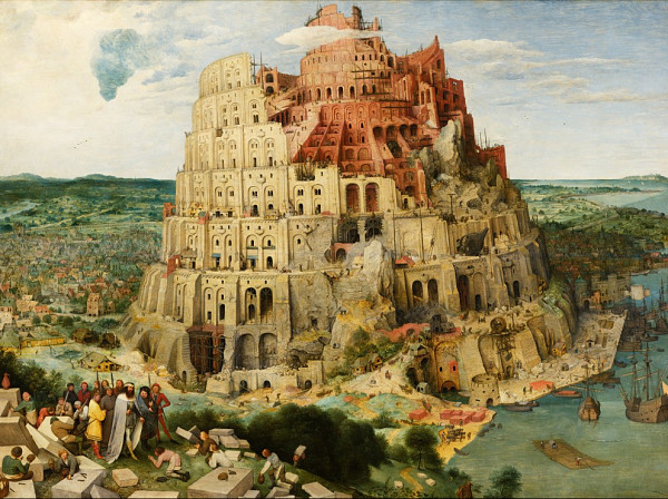 Pieter Bruegel - Stavba Babylonské věže