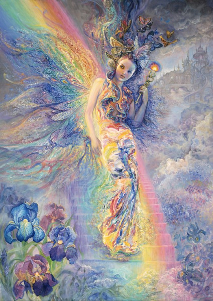 Josephine Wall - Iris, Keeper of the Rainbow