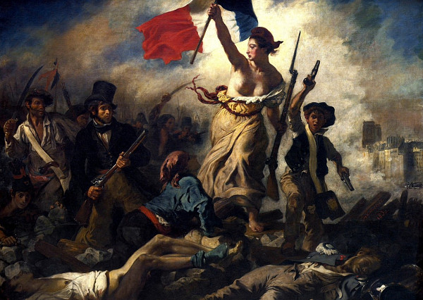 Eugène Delacroix - La Liberté guidant le Peuple, 1830