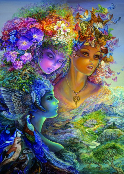 Josephine Wall - The Three Graces