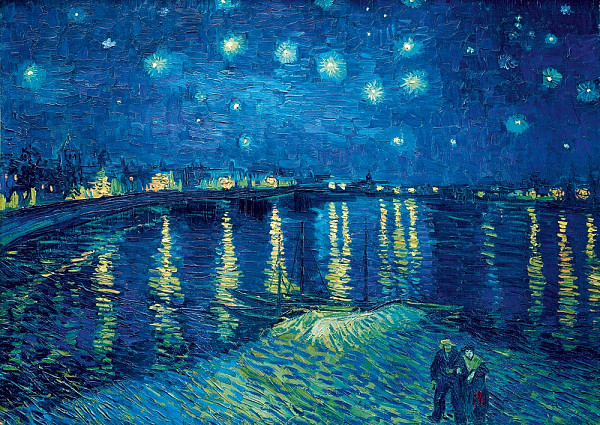 Vincent Van Gogh - Starry Night over the Rhône, 1888