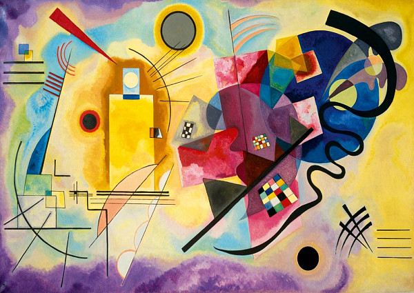 Kandinsky - Gelb-Rot-Blau, 1925