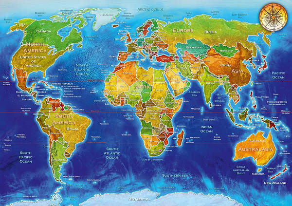 World Geo-Political Map