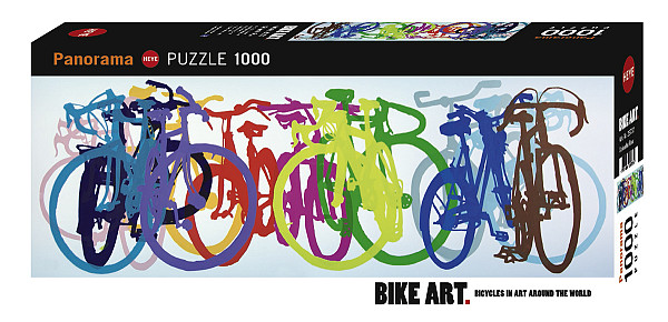 Colourful Row, Bike Art