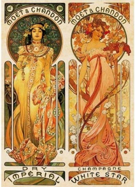 Alfons Mucha - Moet and Chandon