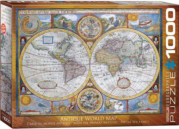 Starodávná mapa světa