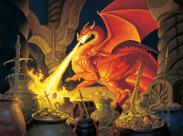 The Hildebrandt Bros - Smaug Dragon