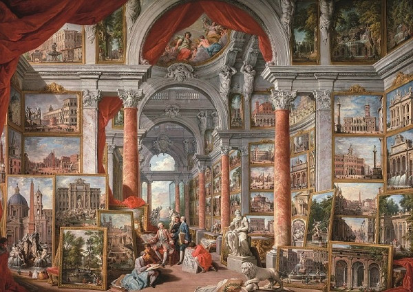 Gallery With Views of Modern Rome, 1757